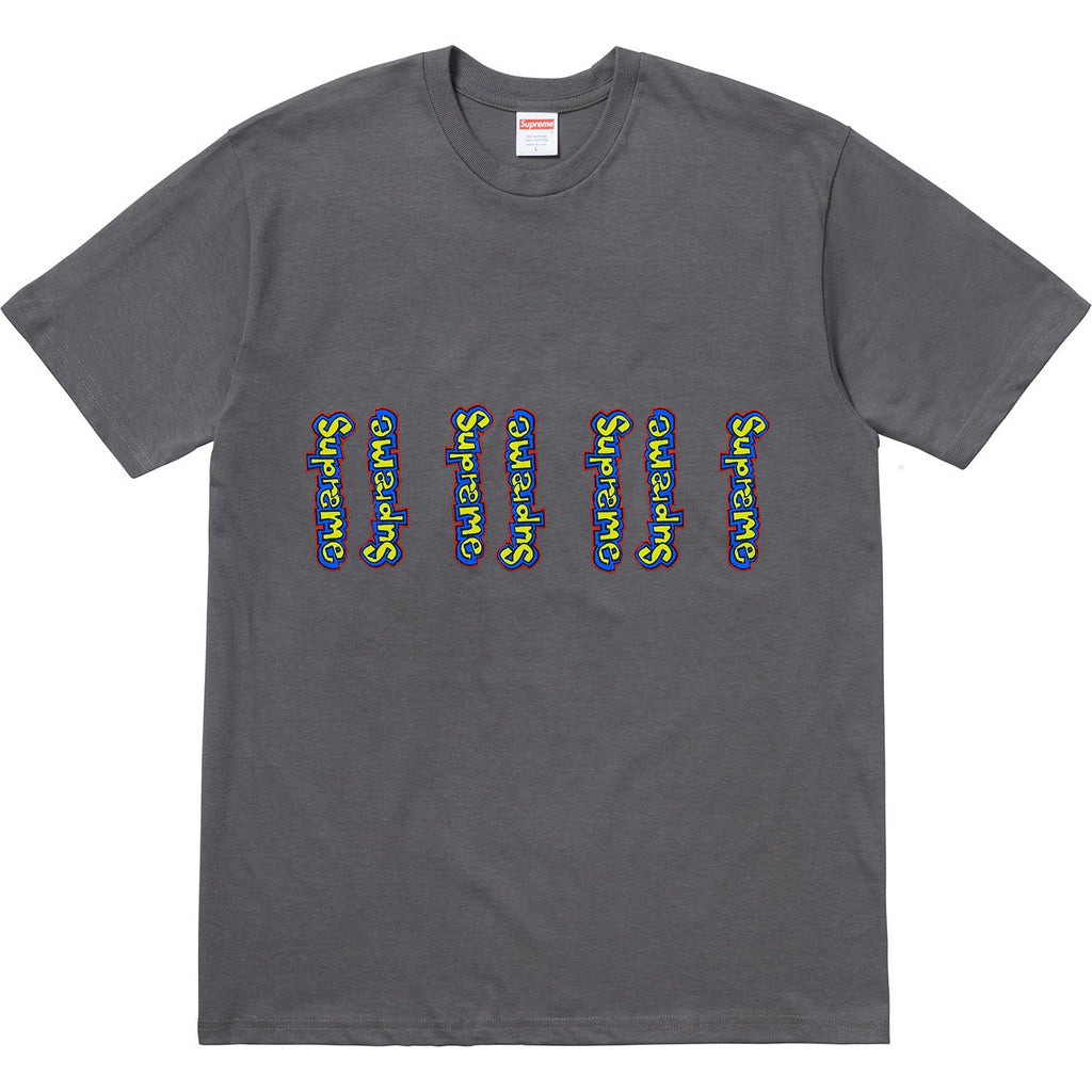 SUPREME - GONZ LOGO TEE (WARM GREY) - GONWAR