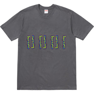 SUPREME - GONZ LOGO TEE (WARM GREY) - GONWAR