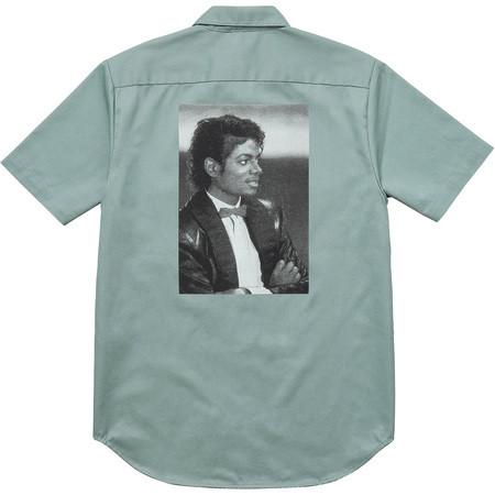 SUPREME/MICHAEL JACKSON - WORK SHIRT (GREEN) - GREEN_WORK