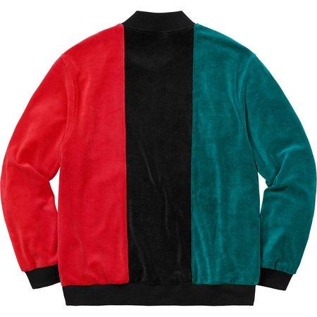 SUPREME - VELOUR ZIP UP JACKET (BLACK) - JACK2