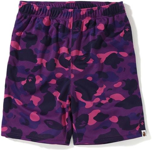 BAPE - COLOR CAMO JERSEY SHORT (PURPLE) - JERSH