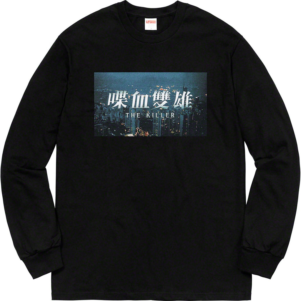 SUPREME/THE KILLER - L/S TEE (BLACK) - KIL1