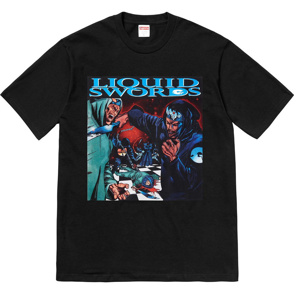 SUPREME - LIQUID SWORDS TEE (BLACK) - LIQBLK1