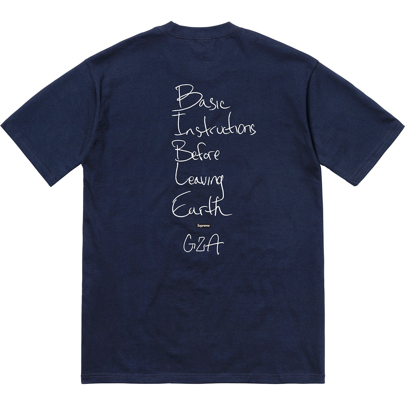 SUPREME - LIQUID SWORDS TEE (NAVY) - LIQNAV2