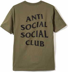 ANTI SOCIAL SOCIAL CLUB - LOGO TEE 2 (MILITARY GREEN) - LOGO_GREEN_1