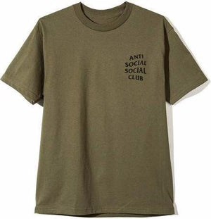 ANTI SOCIAL SOCIAL CLUB - LOGO TEE 2 (MILITARY GREEN) - LOGO_GREEN_2