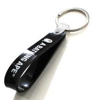 BAPE - RUBBER LOOP KEYCHAIN (BLACK) - LOOPBLK3