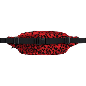 SUPREME - LEOPARD FLEECE WAIST BAG (RED) - LRED2_92cee1be-aee6-4f26-a151-cbbced18b445