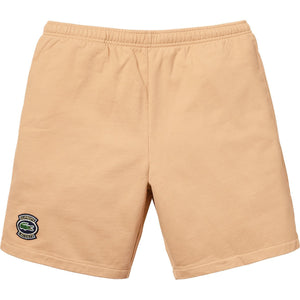 SUPREME/LACOSTE - SWEATSHORT (LIGHT BROWN) - LSH1