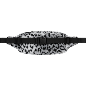 SUPREME - LEOPARD FLEECE WAIST BAG (WHITE) - LWHT2