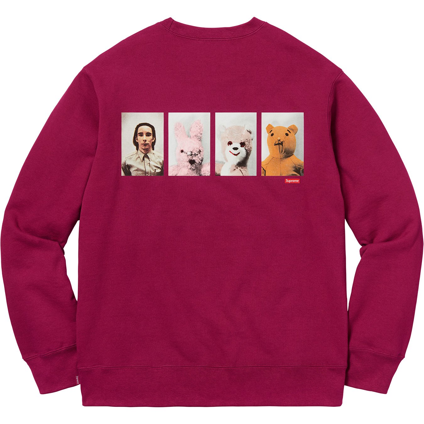 SUPREME/MIKE KELLEY - AHH...YOUTH! CREWNECK (MAGENTA) - MA2