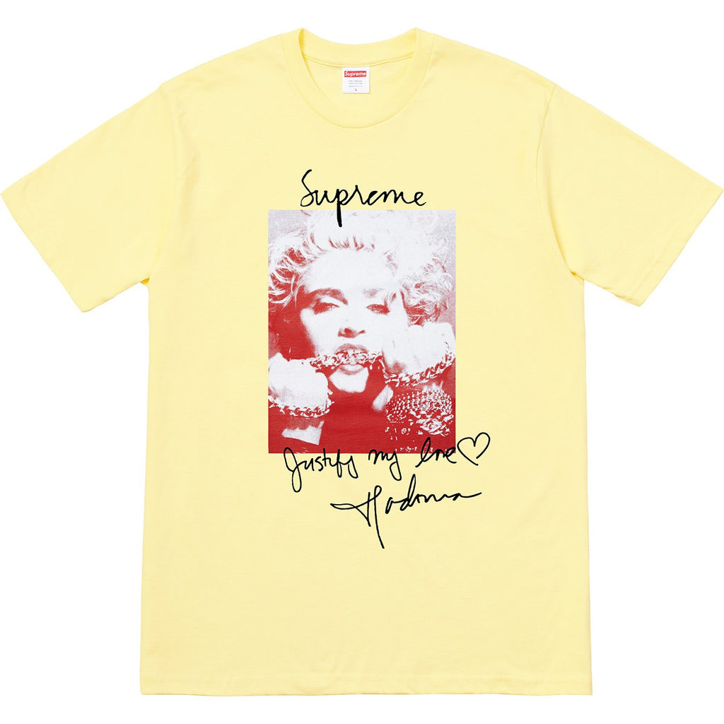 SUPREME - MADONNA TEE (PALE YELLOW) - MADYEL