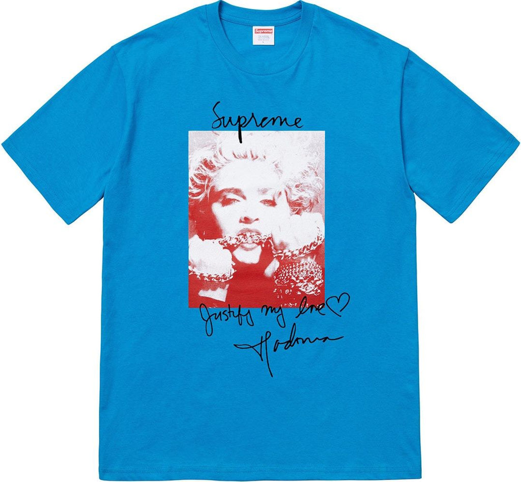 SUPREME - MADONNA TEE (BRIGHT BLUE) - MAD_BLU