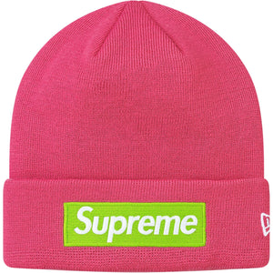 SUPREME/NEW ERA - BOX LOGO BEANIE F/W '17 (MAGENTA) - MAGBE