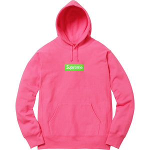 SUPREME - BOX LOGO HOODED SWEATSHIRT F/W '17 (MAGENTA) - MAG