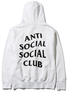 ANTI SOCIAL SOCIAL CLUB - MASOCHISM HOODIE (WHITE) - MASO_BACK