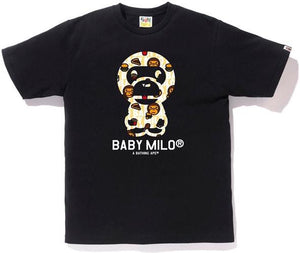 BAPE - MILO JUNK FOOD BABY MILO TEE (BLACK) - MILOJB