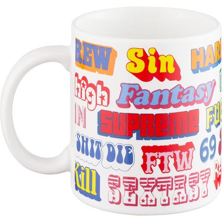 SUPREME/HYSTERIC GLAMOUR - CERAMIC COFFEE MUG - MUGG