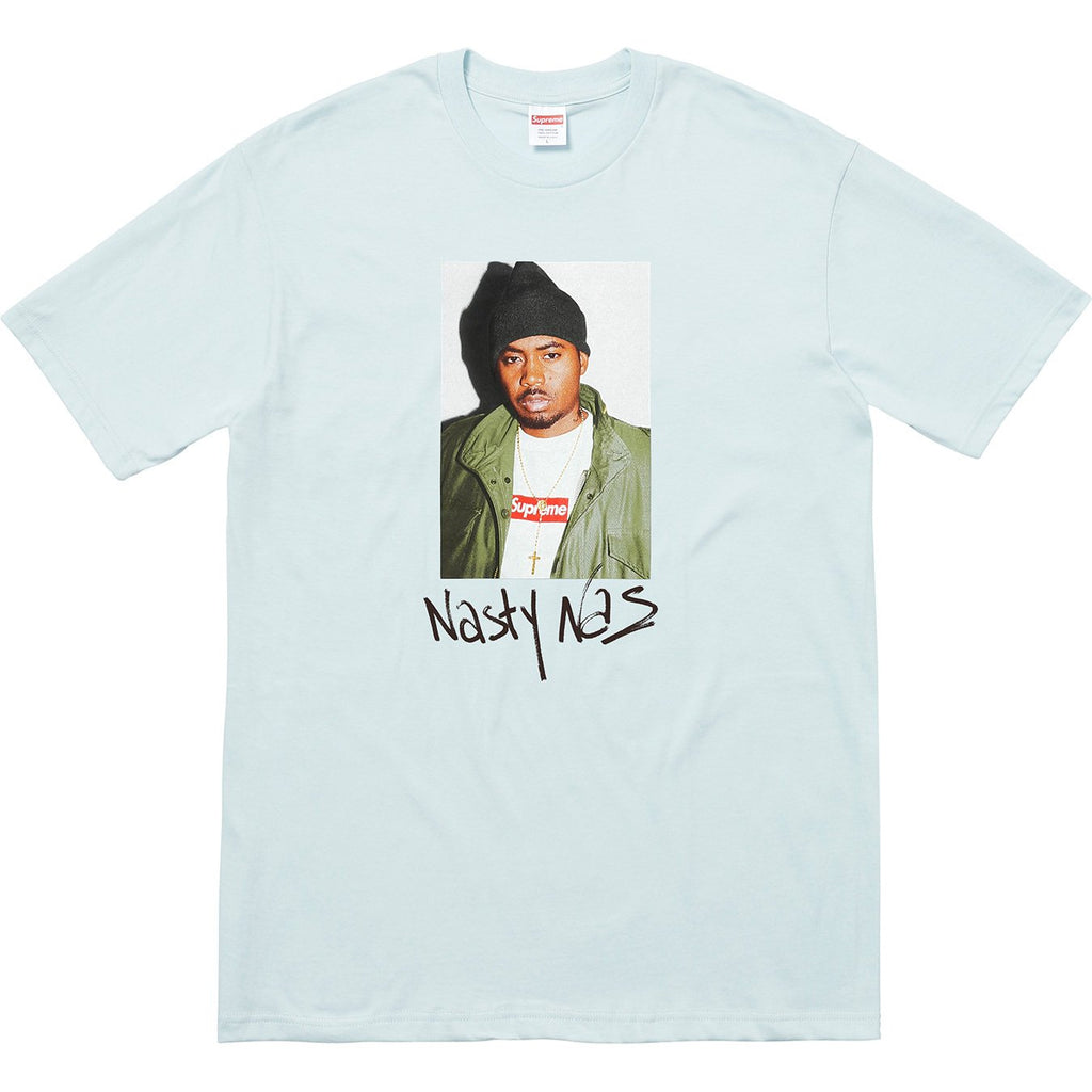 SUPREME - NAS TEE (LIGHT BLUE) - NASBLU