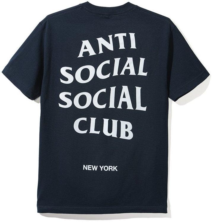 ANTI SOCIAL SOCIAL CLUB - NYC TEE (NAVY) - NYC1