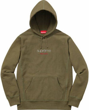 SUPREME - CHROME CLASSIC LOGO HOODED SWEATSHIRT (OLIVE) - OLIVE_51a2db41-977f-4c92-8786-c3a49d38b38a