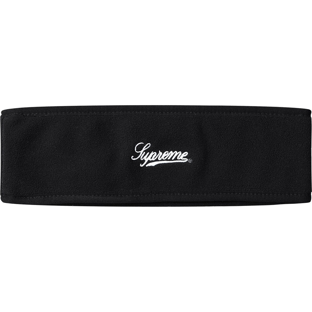 SUPREME/POLARTEC - LOGO HEADBAND (BLACK) - OS