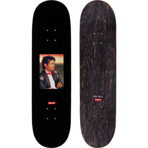 SUPREME/MICHAEL JACKSON - SKATE DECK (BLACK) - P6iyXC4V7rs