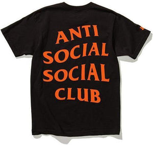 ANTI SOCIAL SOCIAL CLUB/UNDEFEATED - PARANOID TEE (BLACK) - PAR2