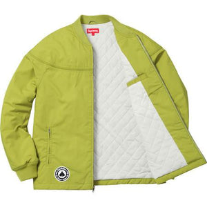 SUPREME - THRASHER POPLIN CREW JACKET (PEA GREEN) - PEA_GREEN_OPEN