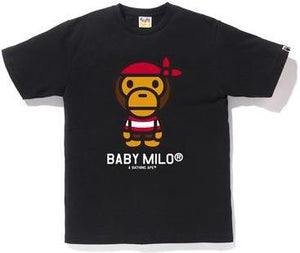 BAPE - PIRATE MILO TEE (BLACK) - PIRATEBLK