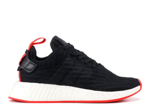 NMD R2 PK - BLACK / RED - R2BLK