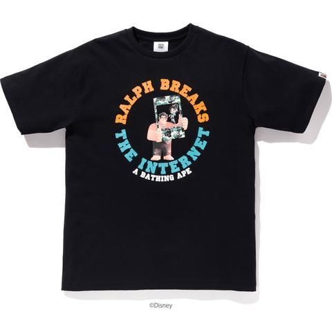 BAPE/RALPH BREAKS THE INTERNET - TEE #1 (BLACK) - RA1