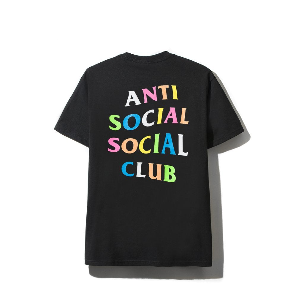 ANTI SOCIAL SOCIAL CLUB - RAINBOW TEE (BLACK) - RA1_79696bd7-86b7-466c-a826-242fe663910d