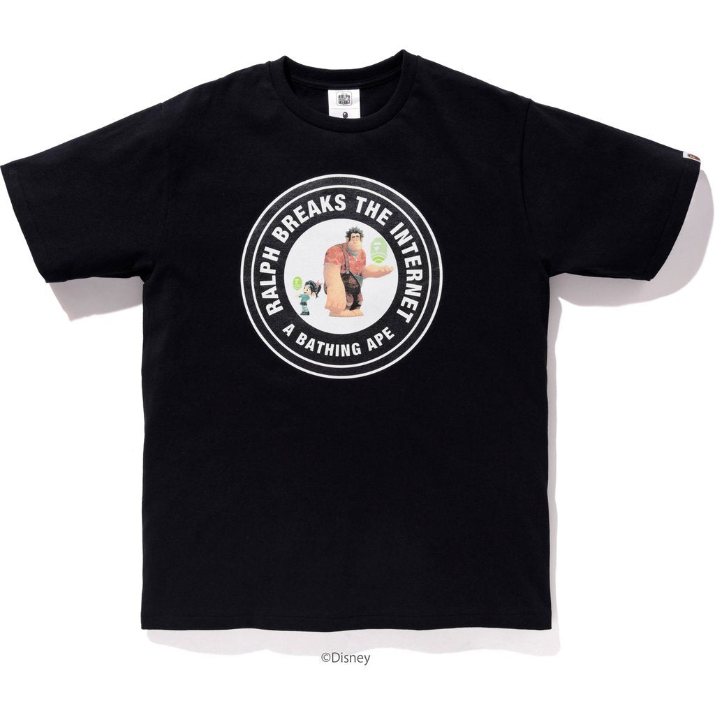 BAPE/RALPH BREAKS THE INTERNET - TEE #2 (BLACK) - RA2BLK