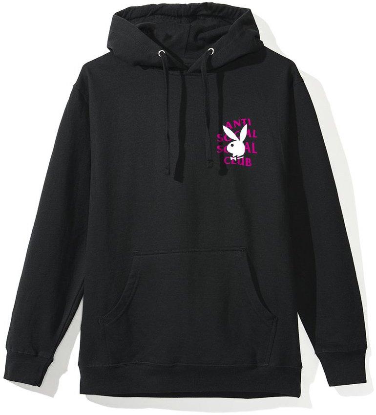 ANTI SOCIAL SOCIAL CLUB/PLAYBOY - REMIX HOODIE (BLACK) - REM2