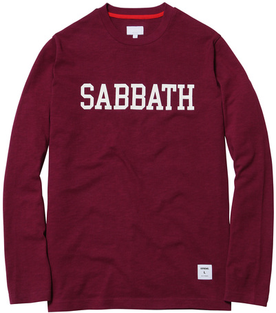 SUPREME - SABBATH L/S TEE (BURGUNDY) - SABBUR