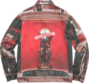 SUPREME/SCARFACE - THE WORLD IS YOURS DENIM JACKET - SCARFACE_BACK