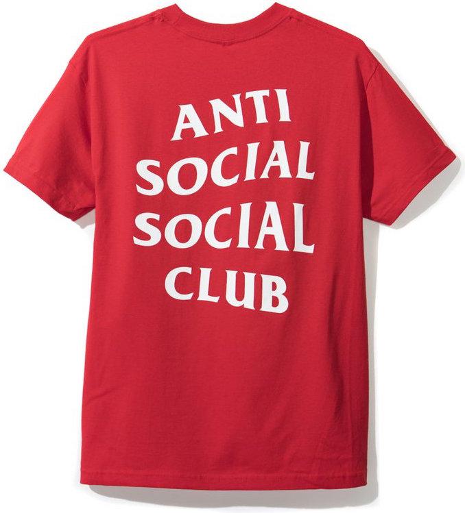 ANTI SOCIAL SOCIAL CLUB - SCHIZO TEE (RED) - SCH2