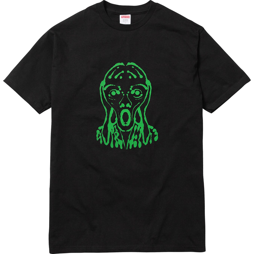 SUPREME - SCREAM TEE (BLACK) (USED) - SCREAM