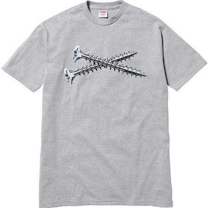 SUPREME - SCREW TEE (HEATHER GREY) - SCREW