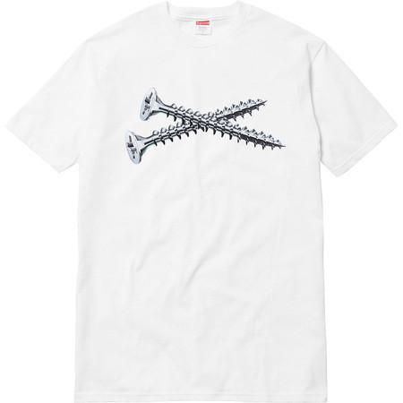 SUPREME - SCREW TEE (WHITE) - SCREW_db2d5a78-da1b-4034-82c0-5edc98d730bd