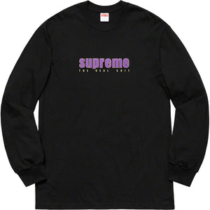 SUPREME - THE REAL SHIT L/S TEE (BLACK) - SHB1