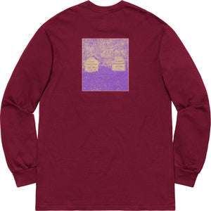 SUPREME - THE REAL SHIT L/S TEE (BURGUNDY) - SHBU2