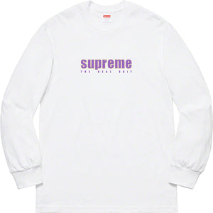 SUPREME - THE REAL SHIT L/S TEE (WHITE) - SHW1