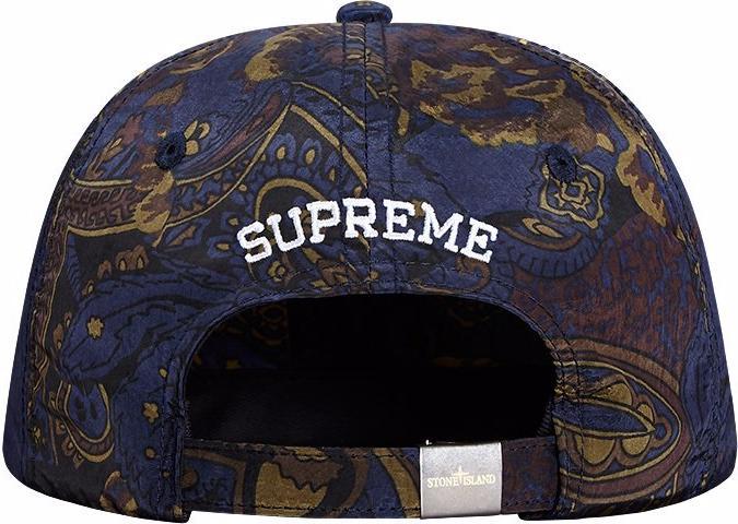 SUPREME/STONE ISLAND - 6-PANEL HAT (NAVY) - SINAVY_24907f36-0422-4e4d-8843-398e3c308955