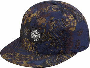 SUPREME/STONE ISLAND - 6-PANEL HAT (NAVY) - SINAVY