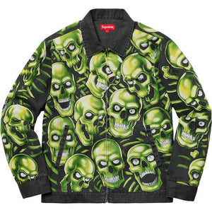 SUPREME - SKULL PILE WORK JACKET - SKULL1