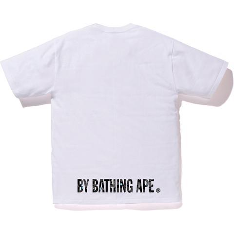 BAPE - SPACE CAMO APE FACE ON BAPESTA TEE (WHITE) - SPA2