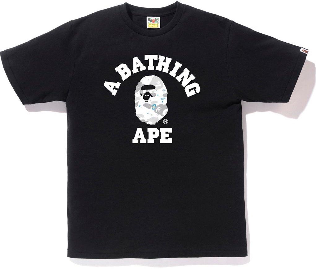 BAPE - SPACE CAMO COLLEGE TEE (BLACK) - SPACE_623dc782-1f88-49e2-9ad1-1d292fc194a2