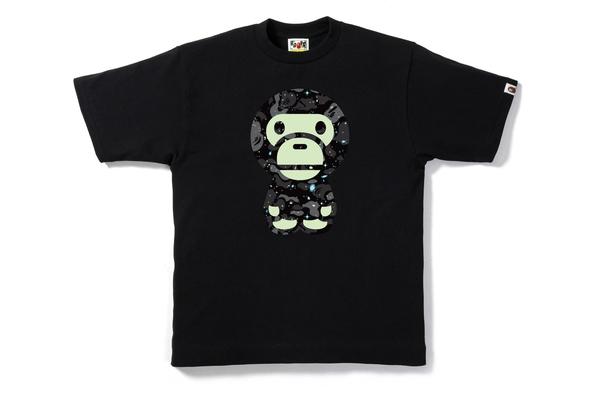 BAPE - SPACE CAMO BABY MILO KIDS TEE KIDS - SPACE_CAMO